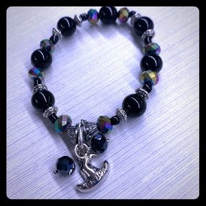 Halloween trick witch stretch bracelet